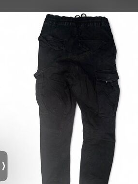 H&M Black Cargo Pants with Utility Pockets